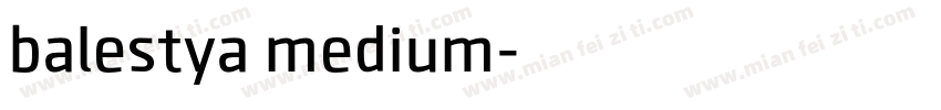balestya medium字体转换